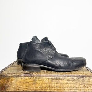 MARSELL black leather slip on classic bootie comfort quality class EU 40